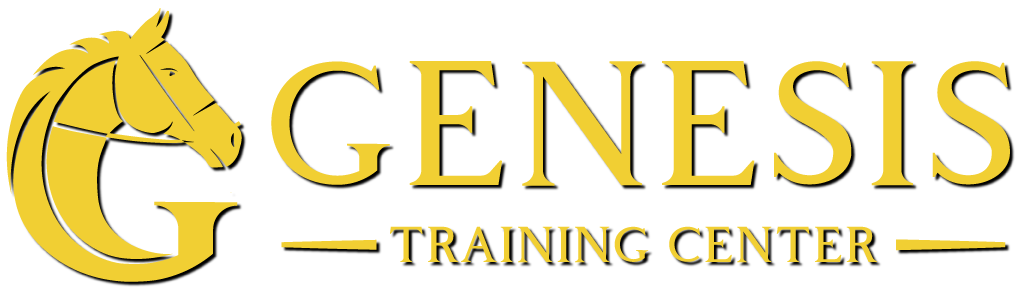 Genesis Training Center logo, gold varient